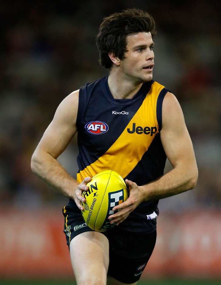 AFL 2012 Rd 22 - Richmond v Essendon Richmond skipper Trent Cotchin believes the Tigers can match it with the AFL's best - ${keywords}